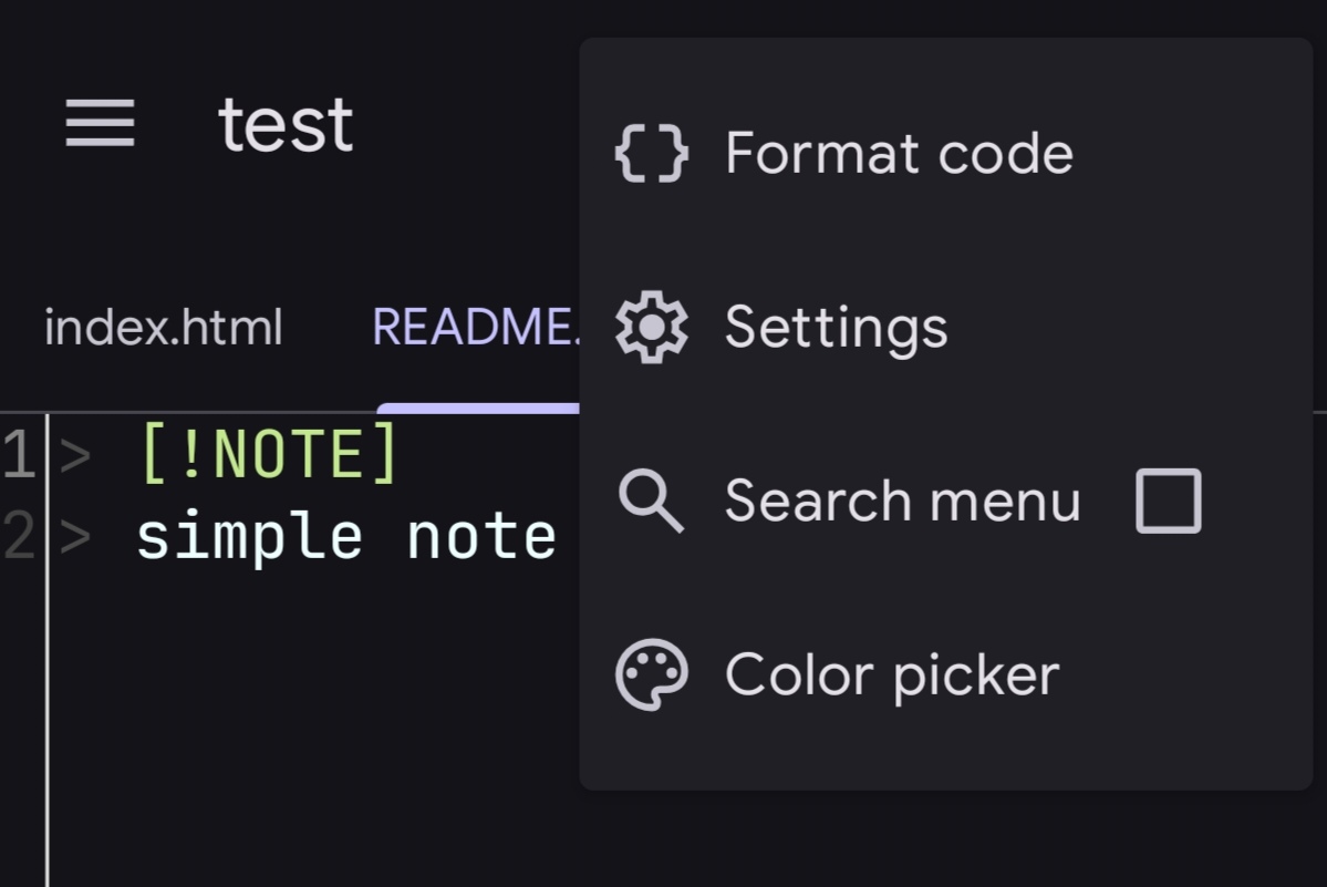 Code Formatting
